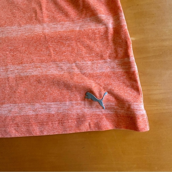 Puma Golf M Women’s Pounce Stripe Pickle ball running golf sleeveless polo shirt - Picture 2 of 10